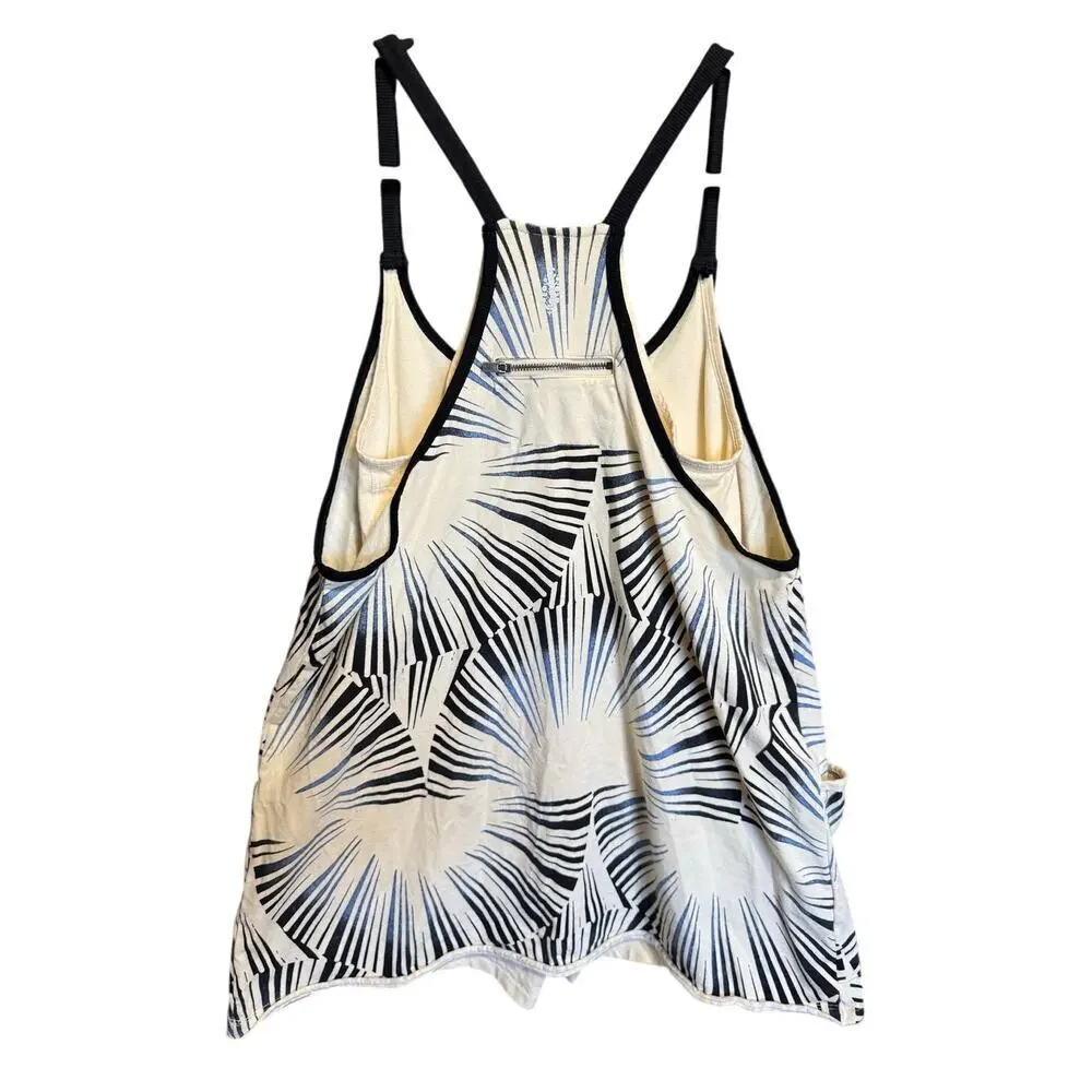Free People Hot Shot Printed Onesie Romper Sunrise Geo Combo Size Small
